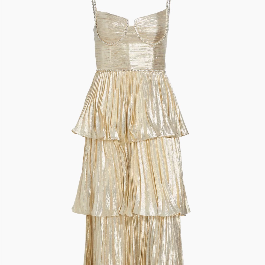 Self Portrait Midi Tired Dress